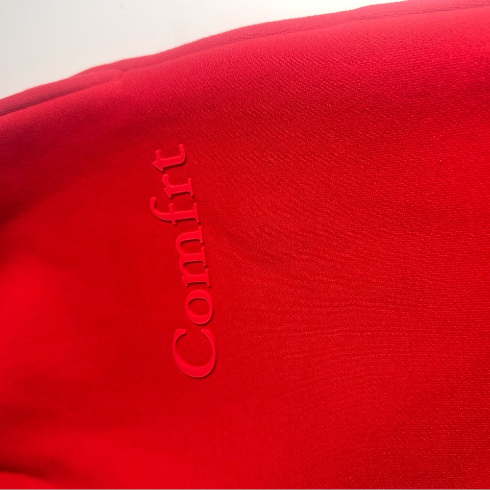 Comfrt Red Fleece Hoodie Jogger Set Women’s Large Cozy Lounge Sweat Set - Picture 5 of 15